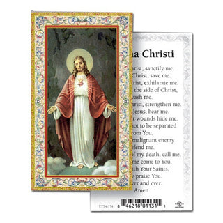 100-Pack - Anima Christi Holy Card