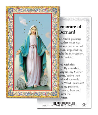 100-Pack - Our Lady Of Grace Memory Holy Card