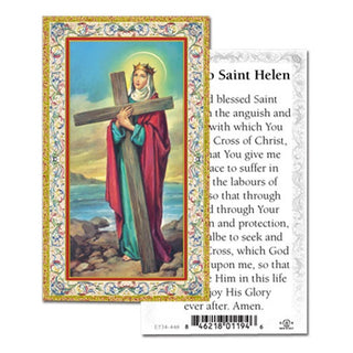 100-Pack - St Helen Holy Card **Confirm Subject**