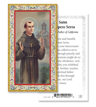 St. Junipero Serra Holy Card 100-Pack