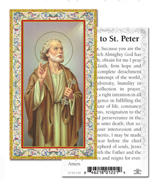 100-Pack - St Peter Holy Card