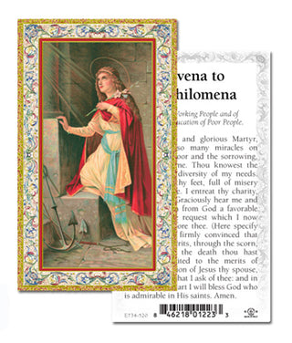 100-Pack - St Philomena Holy Card
