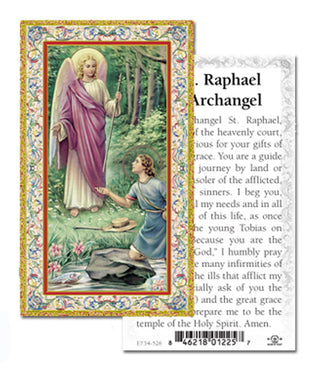 100-Pack - St Raphael Holy Card