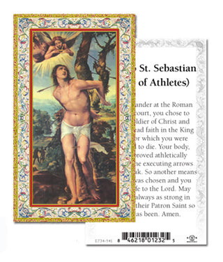 100-Pack - St Sebastian Holy Card