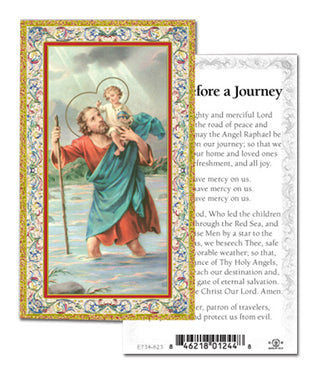 100-Pack - Prayer Before A Journey Holy Card