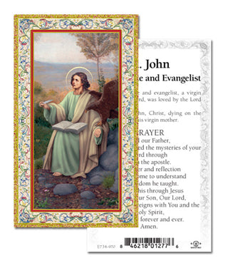 100-Pack - St John Evangelist Holy Card