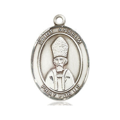 Pewter St. Anselm of Canterbury Medal | Large | Engravable