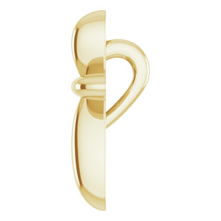 14K Yellow 10x7.72 mm Cross Pendant