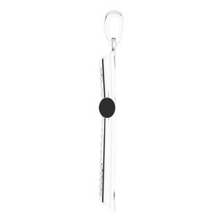14K White 1/4 CTW Natural Diamond Micro PavÃ© Cross Pendant  