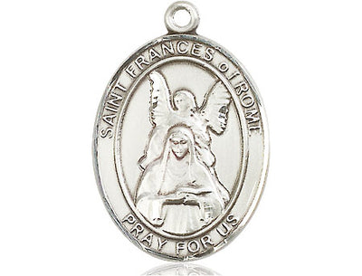 Sterling Silver St. Frances of Rome Medal | Large | Engravable