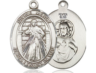 Pewter Divine Mercy Medal