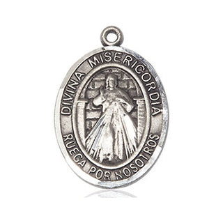 Pewter Divina Misericordia Medal