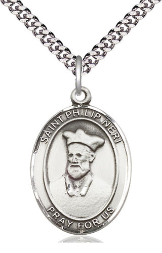 Pewter Saint Philip Neri Medal Catholic Jewelry