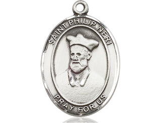 Sterling Silver Saint Philip Neri Medal Catholic Jewelry