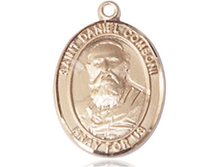 14kt Gold Filled Saint Daniel Comboni Medal Engraved Catholic Saint Jewelry
