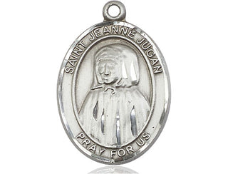 Pewter Saint Jeanne Jugan Medal Engraved Catholic Saint Jewelry