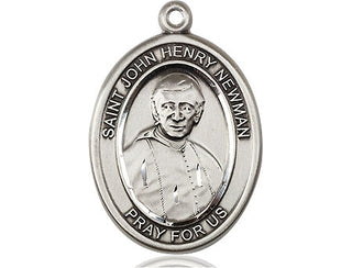 Pewter Blessed John Henry Newman Medal Engraved Catholic Saint Jewelry