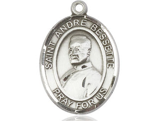 Pewter Saint Andre Bessette Medal Engraved Catholic Saint Jewelry