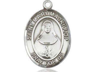 Pewter Saint Mary Mackillop Medal Engraved Catholic Saint Jewelry