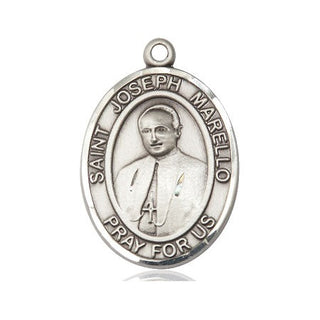 Pewter Saint Joseph Marello Medal Engraved Catholic Saint Jewelry