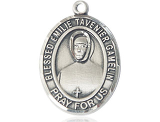 Pewter Blessed Emilie Tavernier Gamelin Medal Engraved Catholic Saint Jewelry