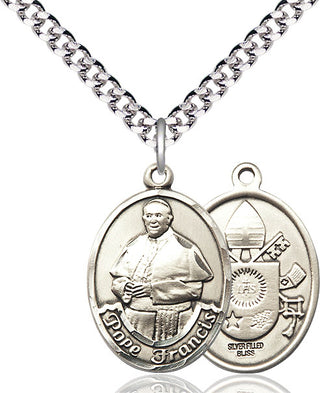 Pewter Pope Francis Medal Catholic Jewelry