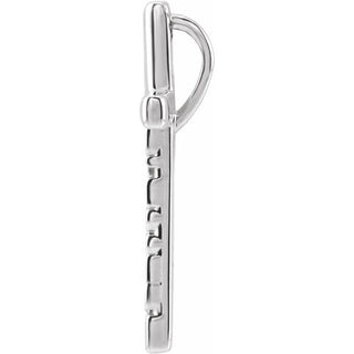 Sterling Silver Blessed Cross Pendant