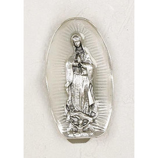 3-pack - Our Lady of Guadalupe - Auto Visor Clip - Glow in the Dark