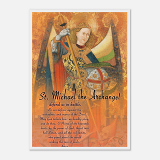 St. Michael the Archangel Prayer Framed Print - view 5