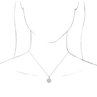 Platinum Eye of Horus 16-18" Necklace  
