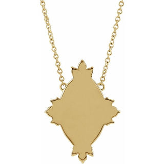 14K Yellow 1/5 CTW Natural Diamond Miraculous 16" Necklace
