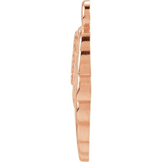 14K Rose Posh Mommy Angel Wing Dangle