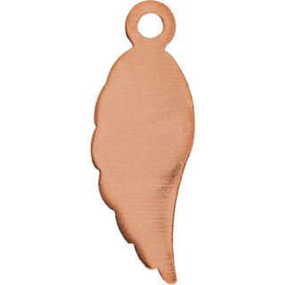 14K Rose Posh Mommy Angel Wing Dangle