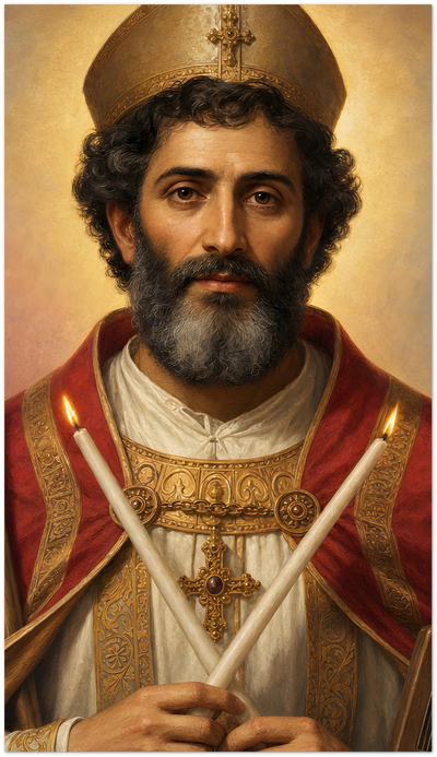 St. Blaise Holy Cards