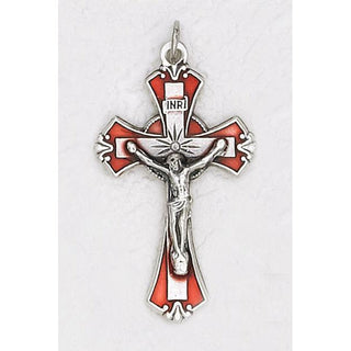 Bulk Classic Cross Silver Tone and Enamel - 32 Options
