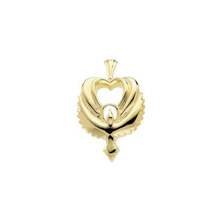 10K Yellow 30x20 mm Holy Spirit Dove Pendant