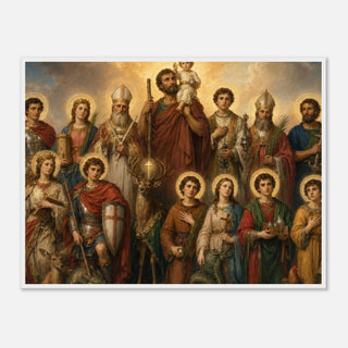 The Fourteen Holy Helpers Framed Print - view 5