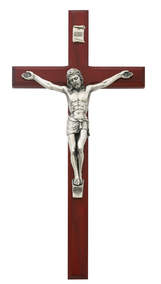  Cherry Crucifix Silver Corpus