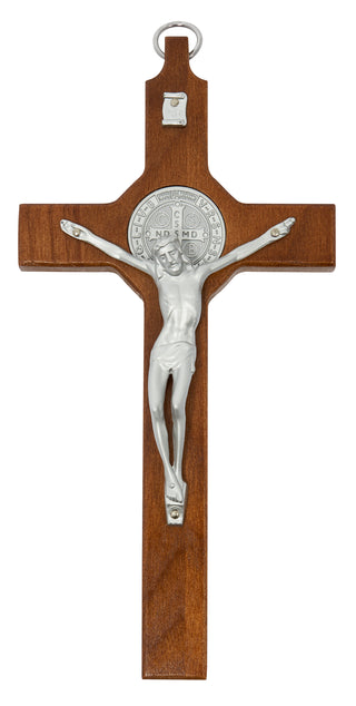  Walnut Saint Benedict Crucifi