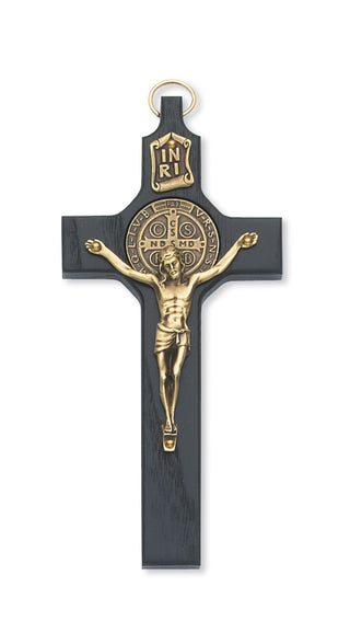 Black Saint Benedict Crucifix