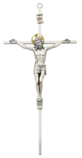  All Silver Crucifix