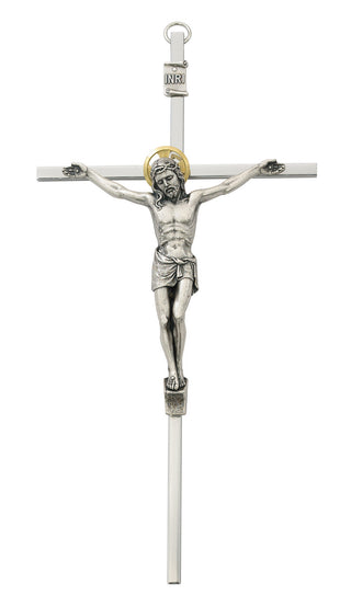  All Silver Crucifix
