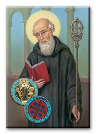 Saint Benedict 2"X3"Mini Postcard Mag 10-Pack