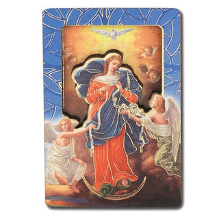 Our Lady Untier Of Knots Multid Imensional Easel/Magnet Min 5 5-Pack