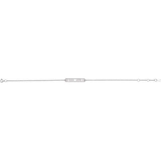 Platinum Faith, Love, Hope Bar 6 1/2-7 1/2" Bracelet