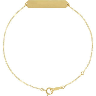 18K Yellow Gold-Plated Sterling Silver Geometric 7-8" Bracelet