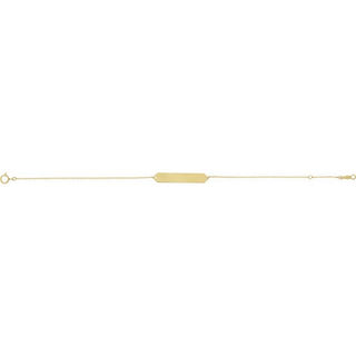 14K Yellow Geometric 7-8" Bracelet