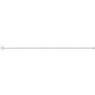 14K White .01 CT Natural Diamond Link Only