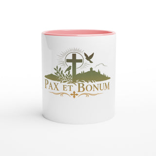 'Pax et Bonum' Cross Color Mug - view 3