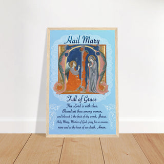Hail Mary Prayer Framed Print - view 25